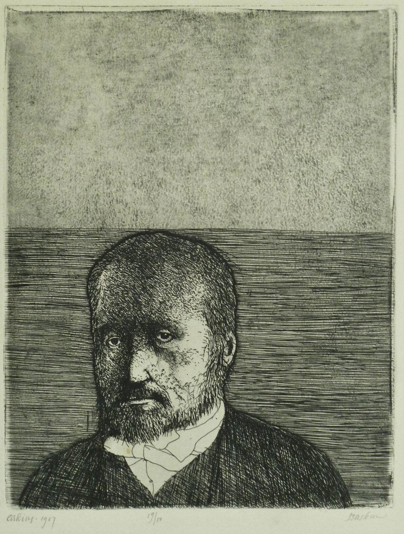 Leonard Baskin (1922-2000 New York) ''Eakins 1907'' (1 of 1)