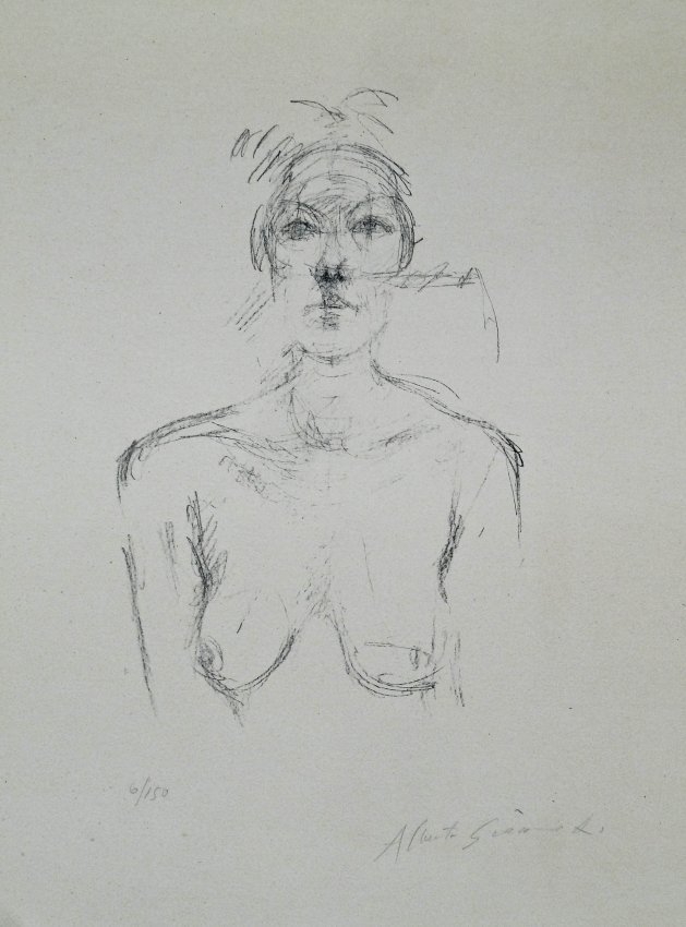 Alberto Giacometti (1901-1966 Swiss) ''Buste II'' (Lust (1 of 5)