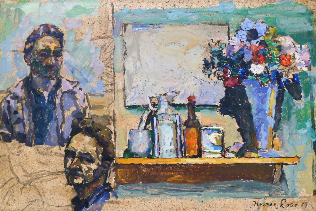 Herman Rose (1909-2007 New York) Untitled Still Life (1 of 2)