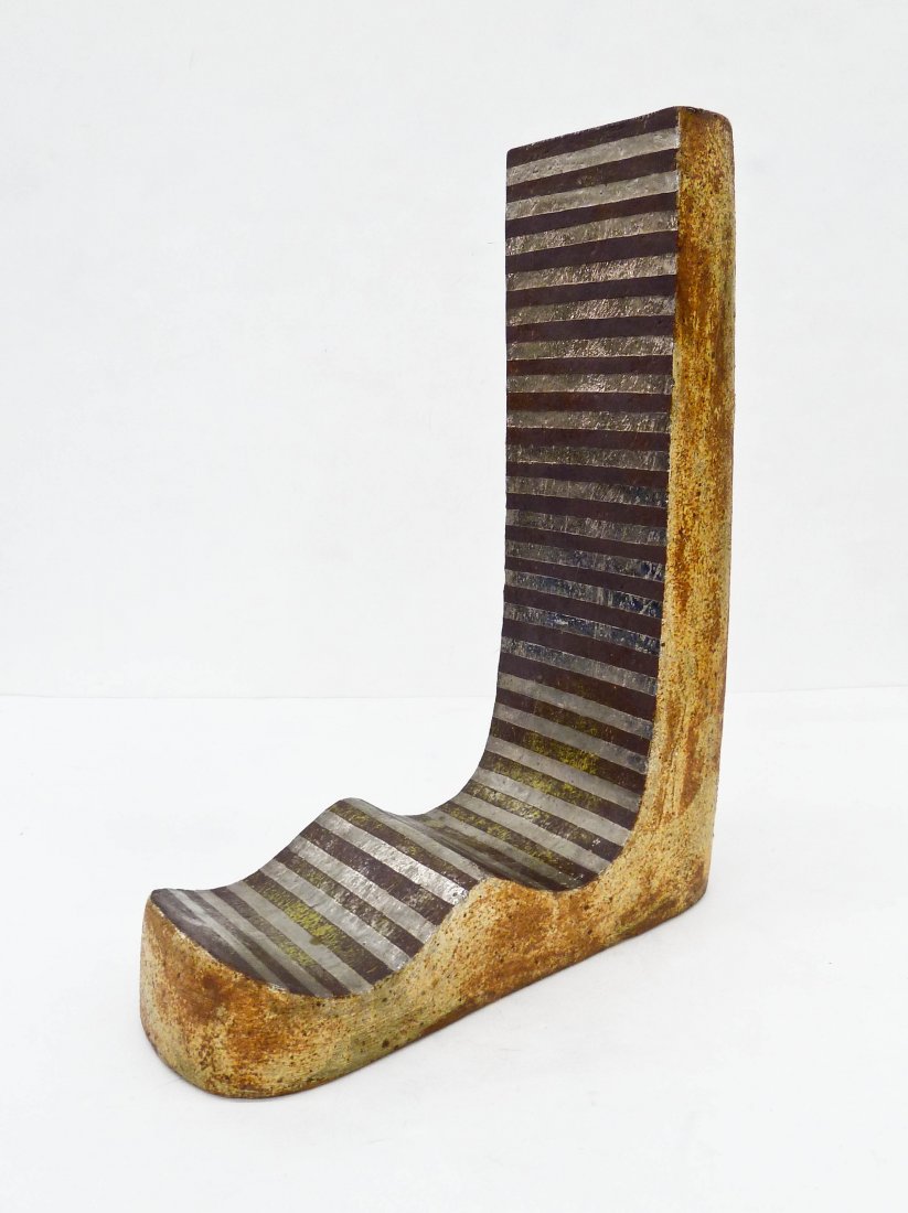 Mutsuo Yanagihara (b.1934 Japanese) Sculptural L-Shaped (1 of 3)