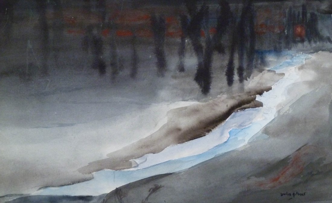 Louise Gilbert (1900-1987 Washington) Four Abstract (1 of 3)