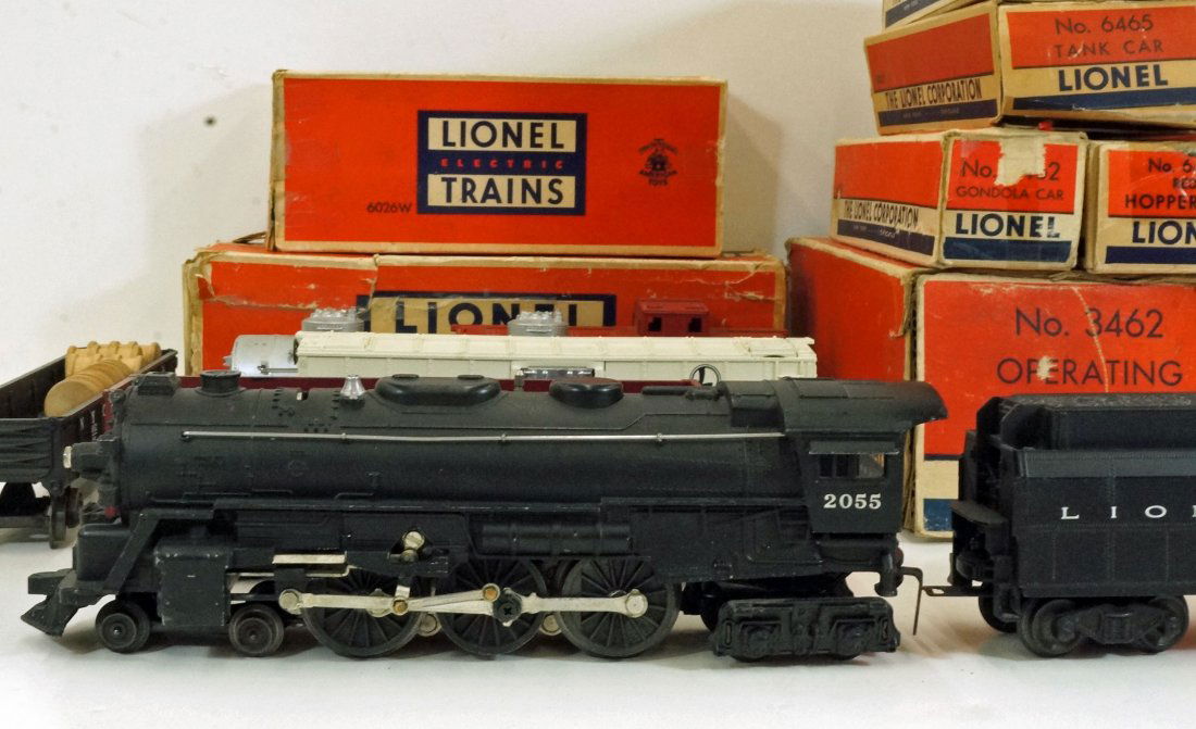 Lionel Set 1503WS w/Locomotive 205J, Tender & Cars,: Lionel Set 1503WS w/Locomotive 205J, Tender & Cars, Trains appear very good to excellent, boxes are fair to good