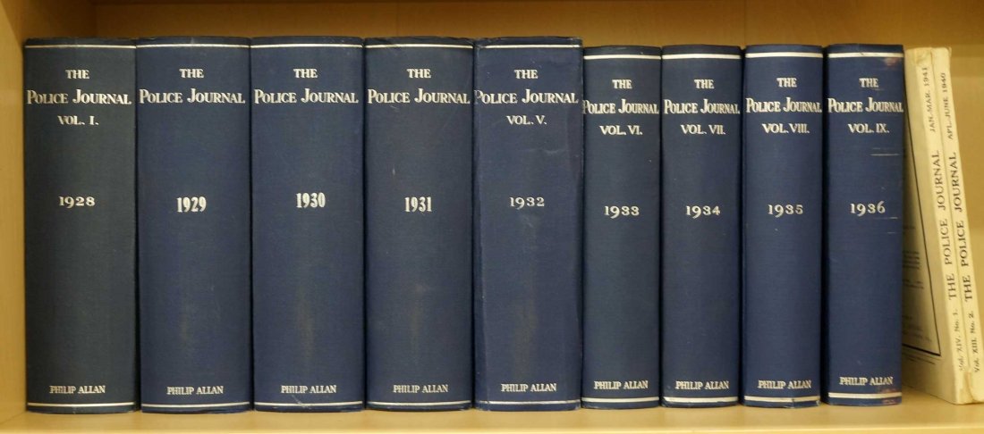 Shelf Books, Police Journal, etc: Shelf Books, Police Journal, etc