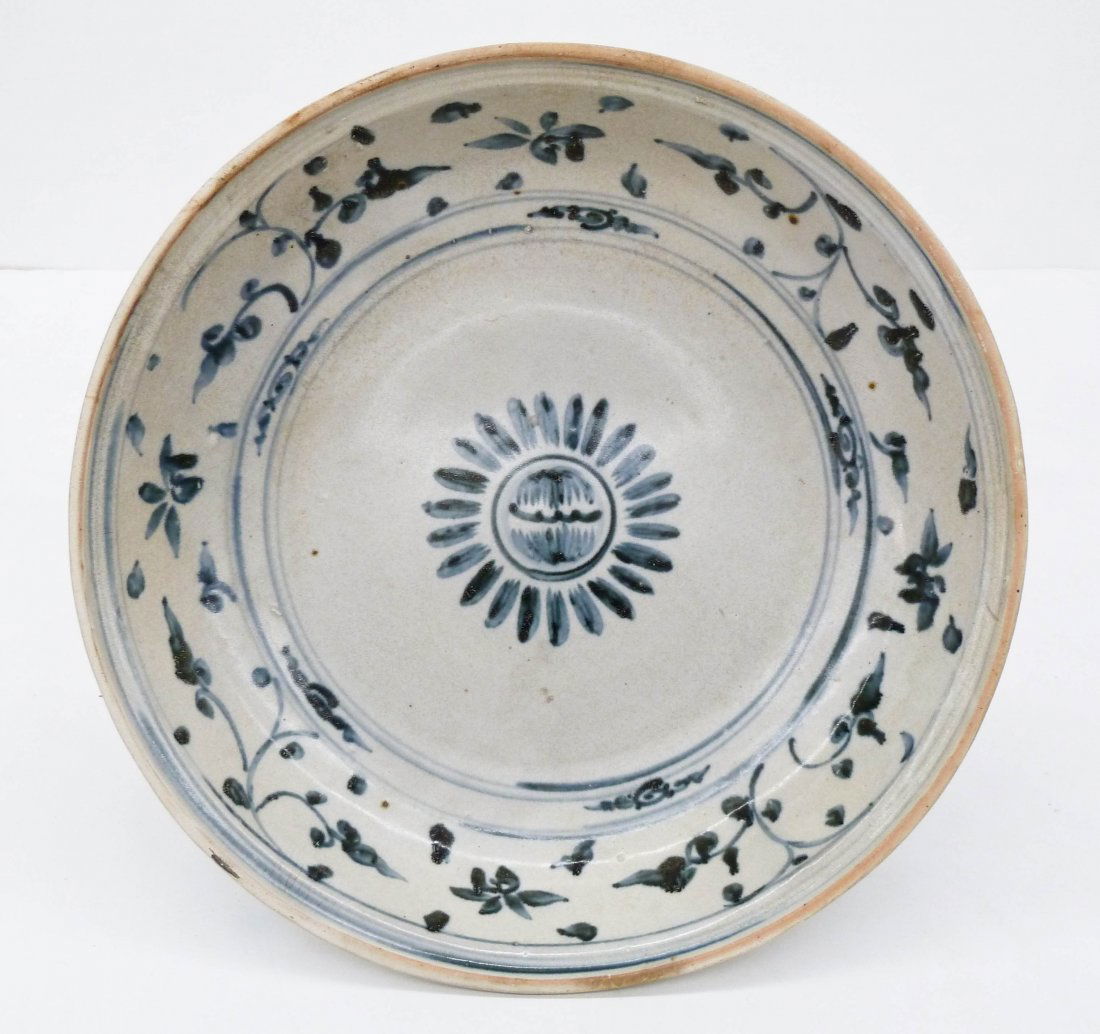 Hoi An Hoard Large Blue & White Ceramic Bowl (1 of 3)