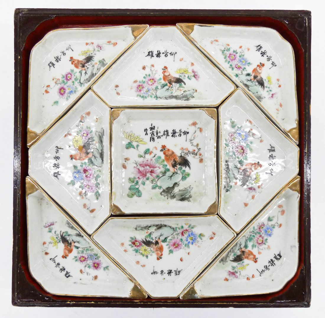 Antique Chinese Sweet Meat Porcelain Server in (1 of 3)