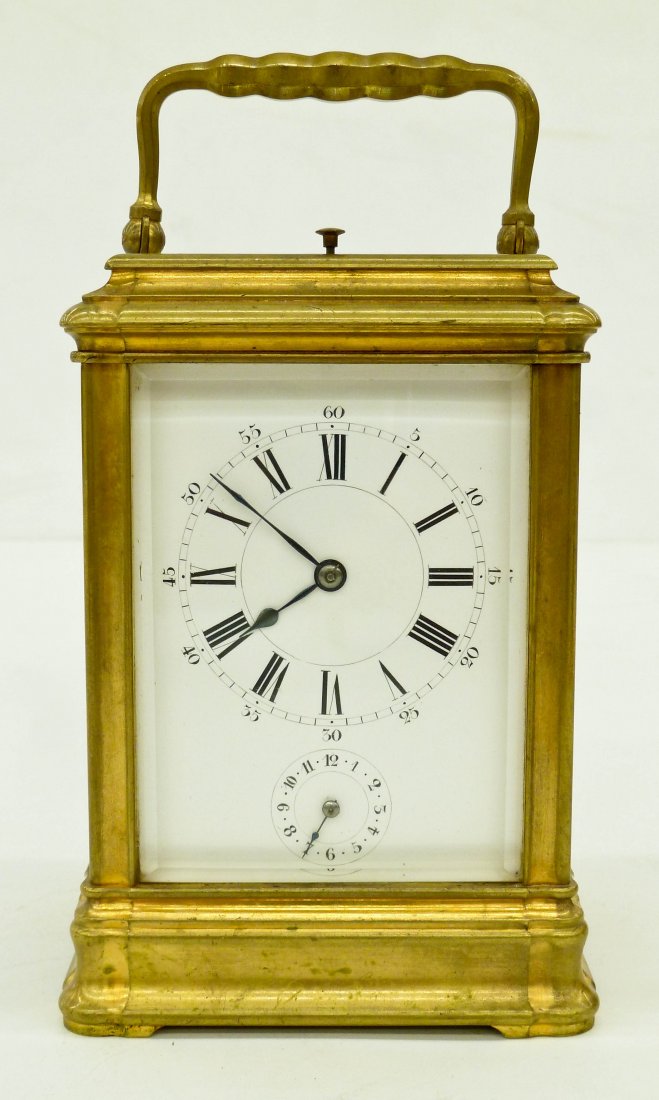 Antique Henri Jacot French Repeater Carriage Clock (1 of 5)