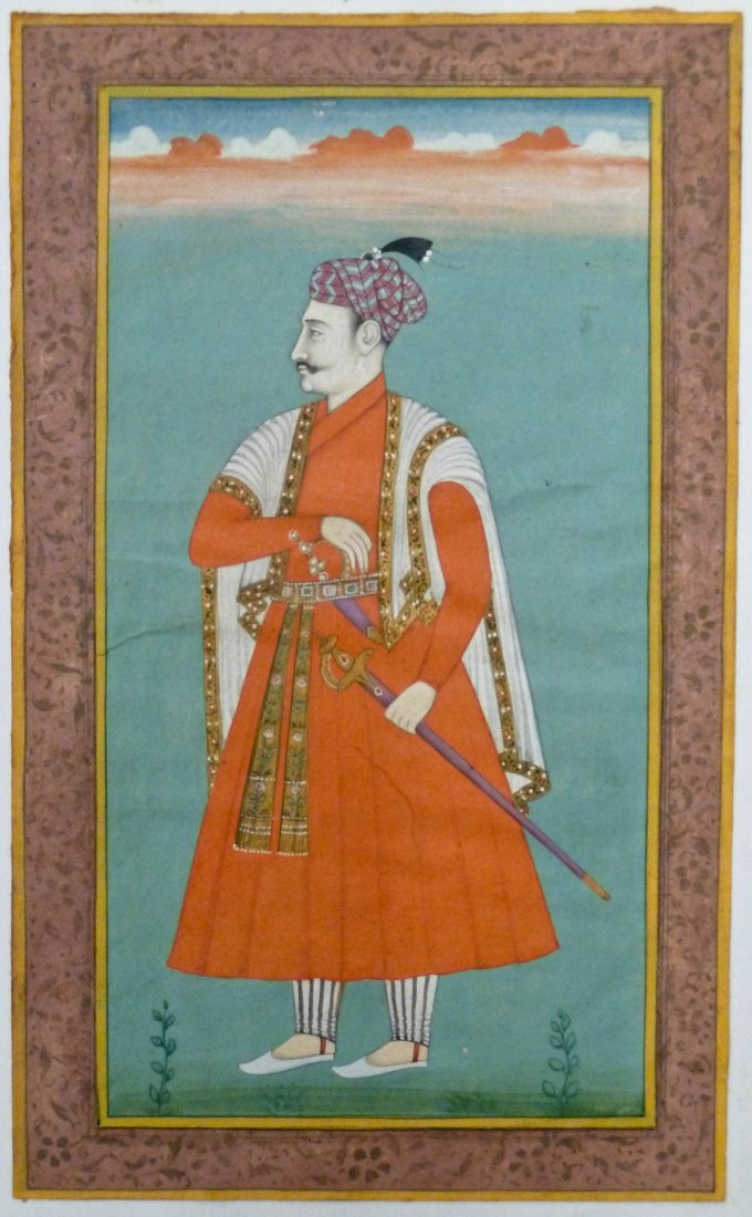 3pc Antique Persian Mughal Illuminated Manuscript (1 of 3)