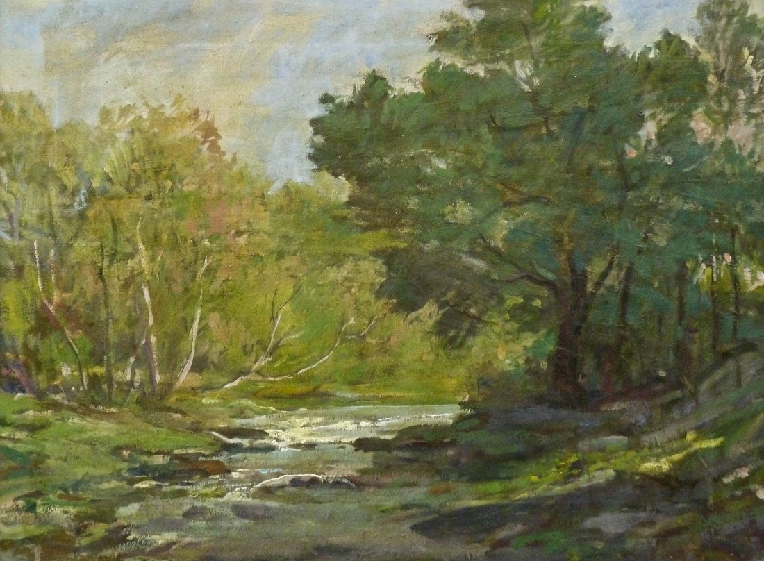 Robert Vittur (b.1888 American) Untitled River (1 of 1)