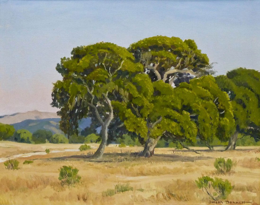 Joseph Bennett (1889-1969 California) ''Monterey Oaks'' (1 of 2)