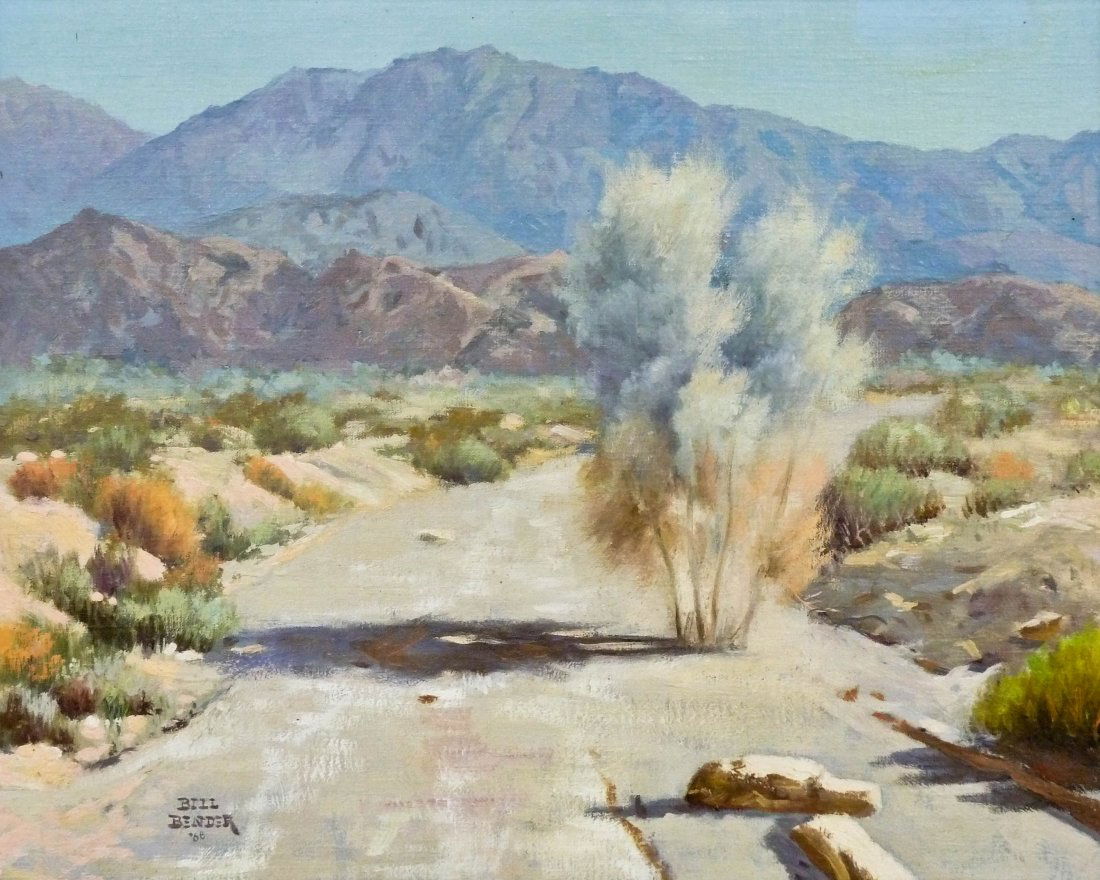 Bill Bender (b.1919 California) ''Smoke Tree in the (1 of 1)