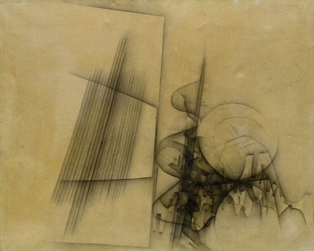 Robert Louis Nicoidsky (1931-2001 Swiss) ''Ambigu'' (1 of 2)