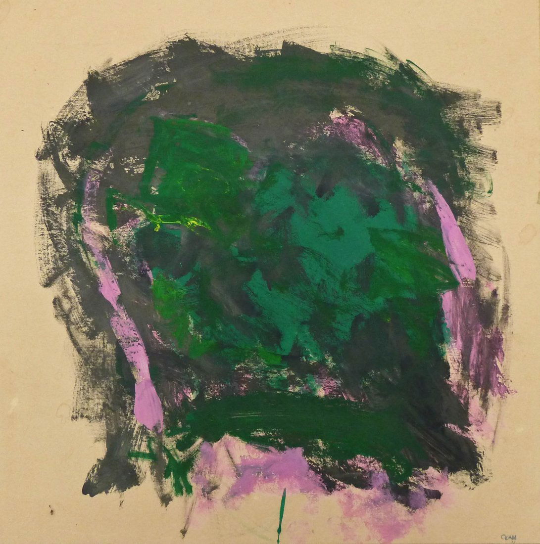 Frank Okada (1931-2000 Washington) Three Abstract (1 of 3)