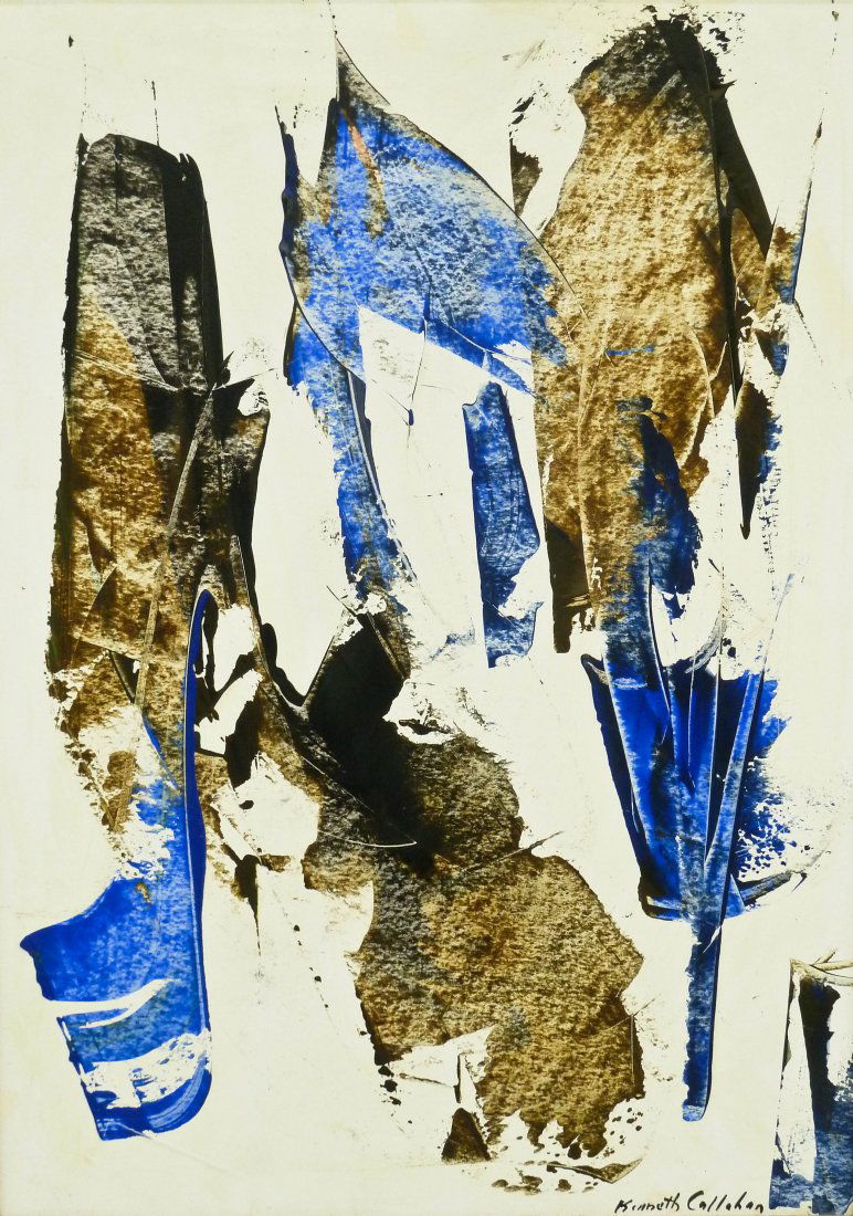 Kenneth Callahan (1905-1986 Washington) ''Obelisk'' (1 of 3)