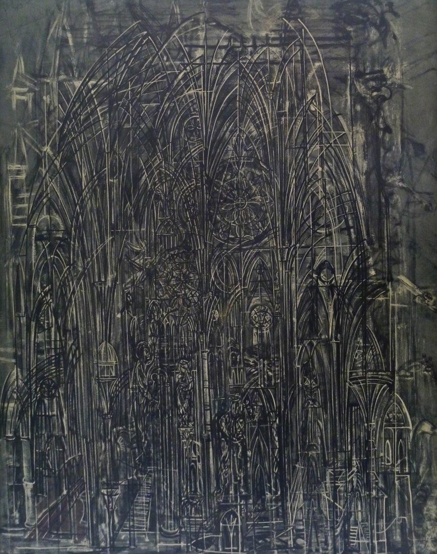 Mark Tobey (1890-1976 Washington) ''Gothic'' 1953 (1 of 2)
