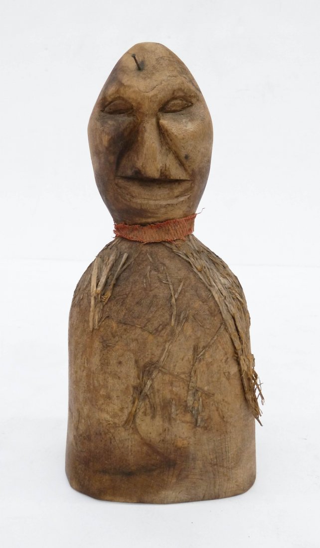 Antique Northwest Coast Power Figure 9.5''x4.5''. (1 of 2)