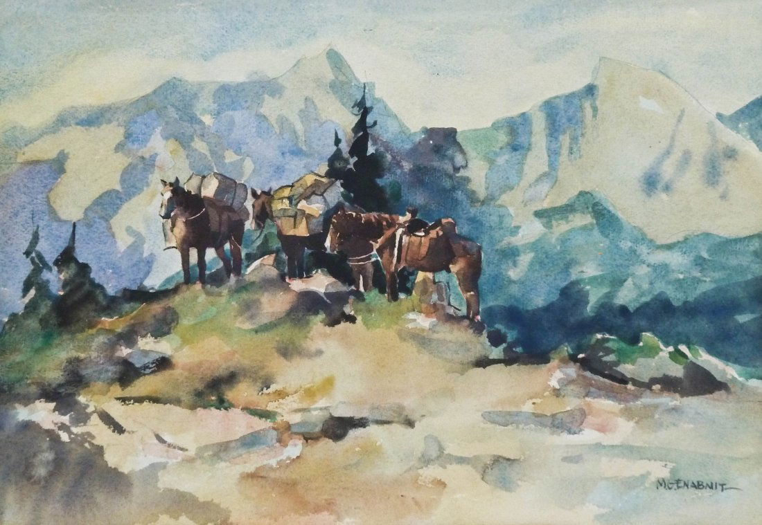 Merlin Enabnit (1903-1979 American) Untitled Pack (1 of 1)