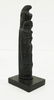 Old Northwest Coast Carved Stone Totem Pole Model
