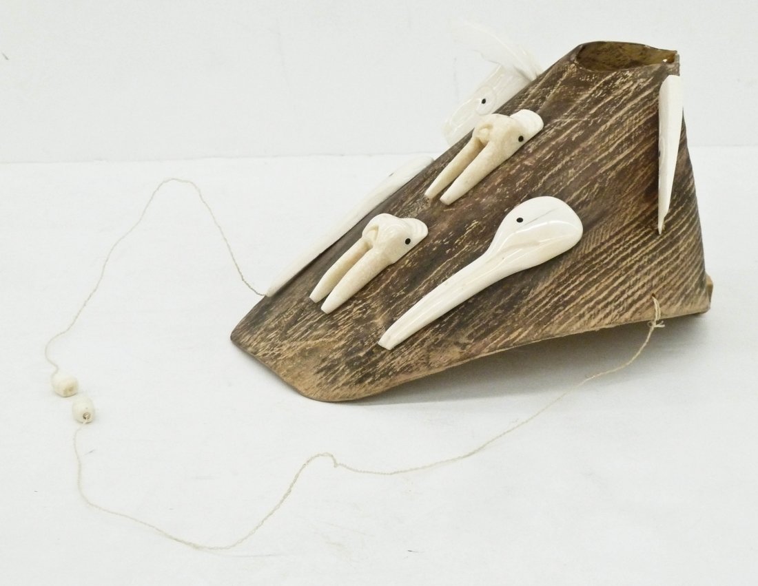 Yupik Eskimo Hunting Visor 6''x10''. A contemporary (1 of 4)