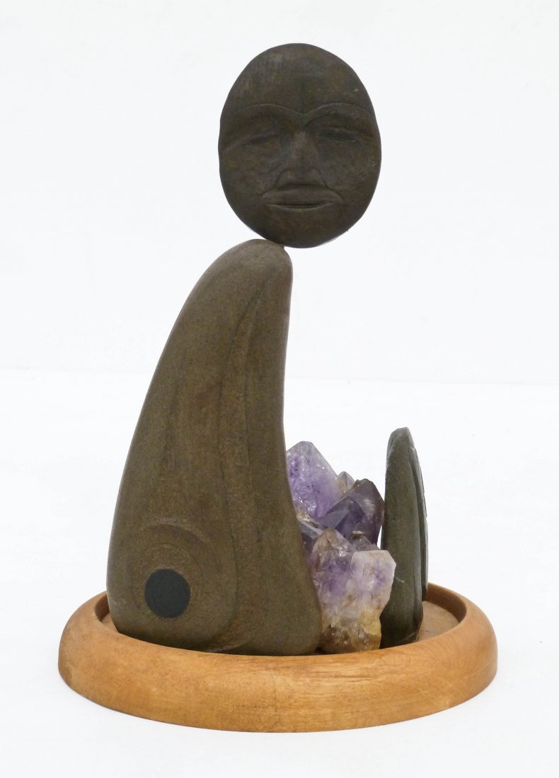 Tim Paul (b.1950 Nuu-Chah-Nulth) ''October Moon'' 1999 (1 of 3)