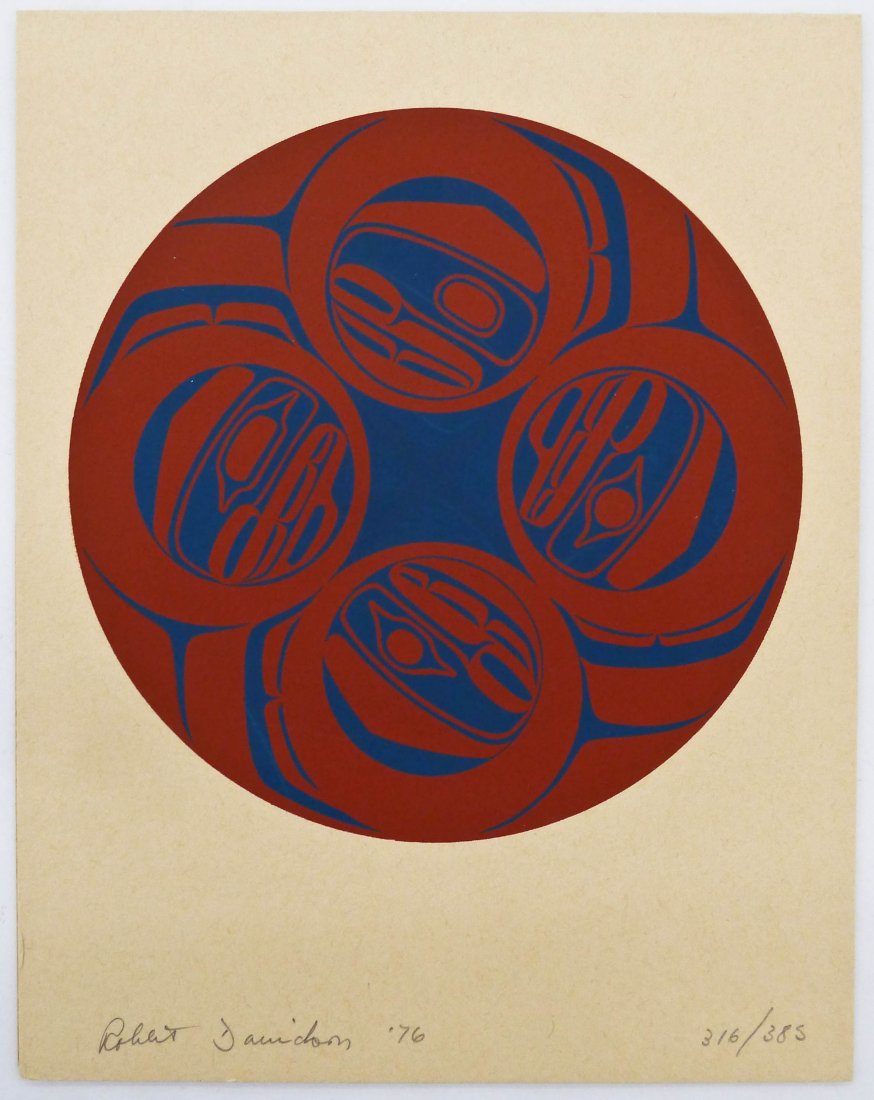Robert Davidson (b.1946 Haida) Circle Design Birth (1 of 2)