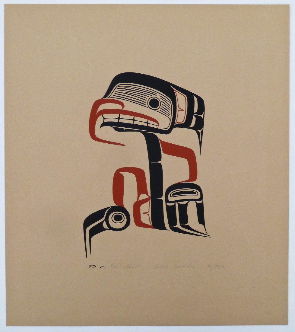 Robert Davidson (b.1946 Haida) ''Sea Ghost'' 1974 (1 of 1)