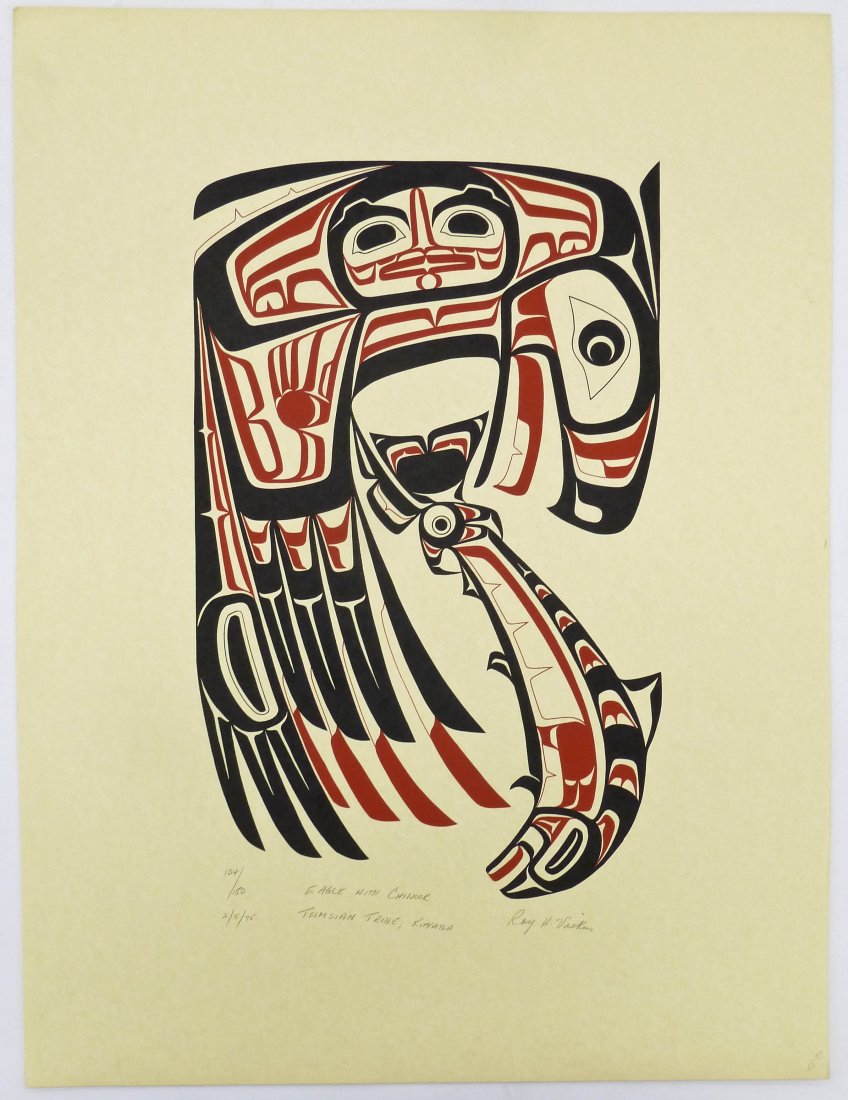 Roy Vickers (b.1946 Tsimshian) ''Eagle with Chinook'' (1 of 1)