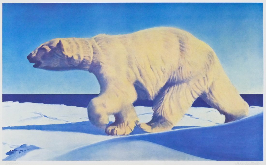 Fred Machetanz ''Nanook'' Framed Lithograph (1 of 1)