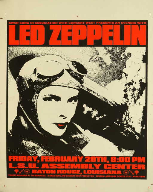 led zeppelin original printers