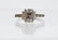 Lady's 2ct Diamond Platinum Ring. Art deco platinum