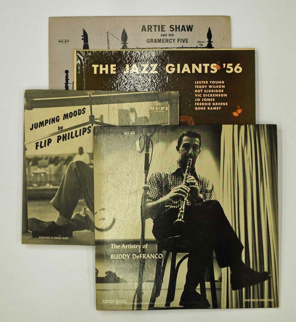 Group of 4 Vintage Jazz Records, Artie Shaw and His (1 of 10)