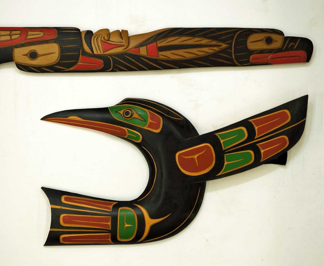 2 Squamish Carvings, Mathew Baker & Albert Joseph, (1 of 2)