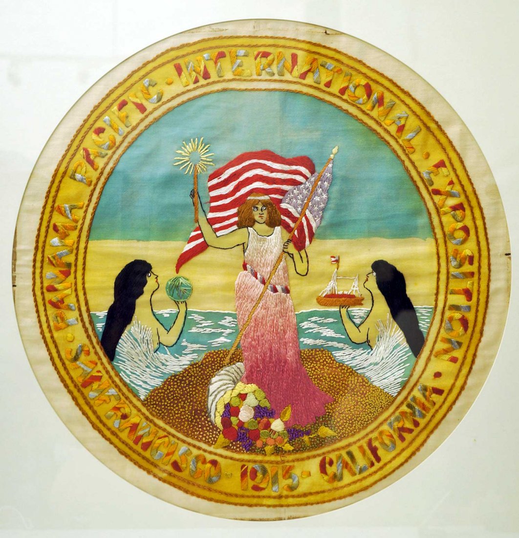 Panama Pacific International Exposition Needlework 16'' (1 of 1)