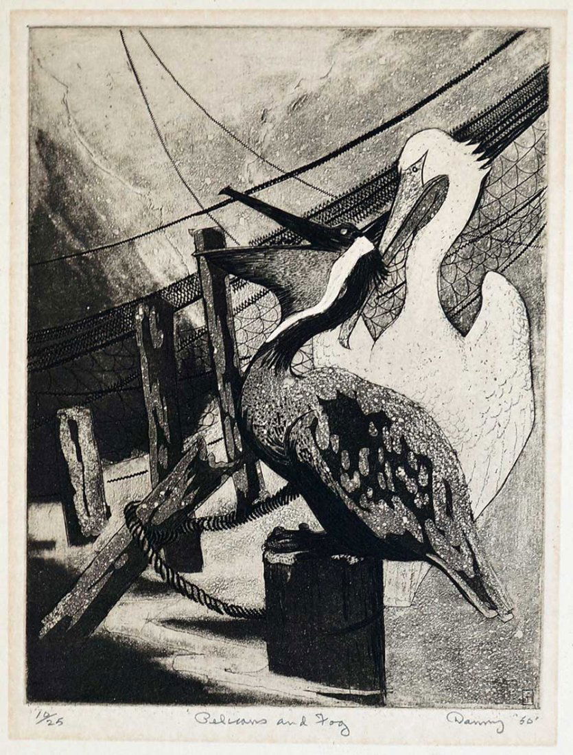 Danny Pierce (Washington/California, 1920-2014) Signed (1 of 2)