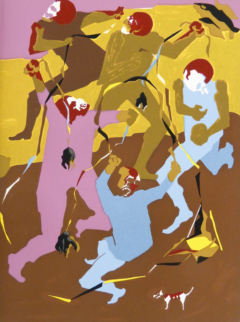 Jacob Lawrence (1917-2000 American) ''Hiroshima'' 1983: Jacob Lawrence (1917-2000 American) ''Hiroshima'' 1983 Limited Edition Book with Silkscreens 12.75''x9.75''. The book ''Hiroshima'' by John Hersey was published by The Limited Editions Club of New Yor