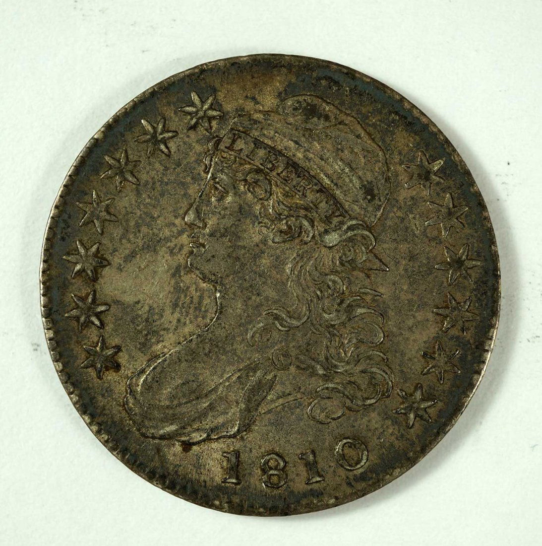 1810 US Capped Bust Half Dollar, Lettered Edge (1 of 2)