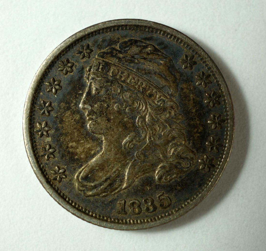 1835 US Silver Capped Bust Dime 10 cent (1 of 2)