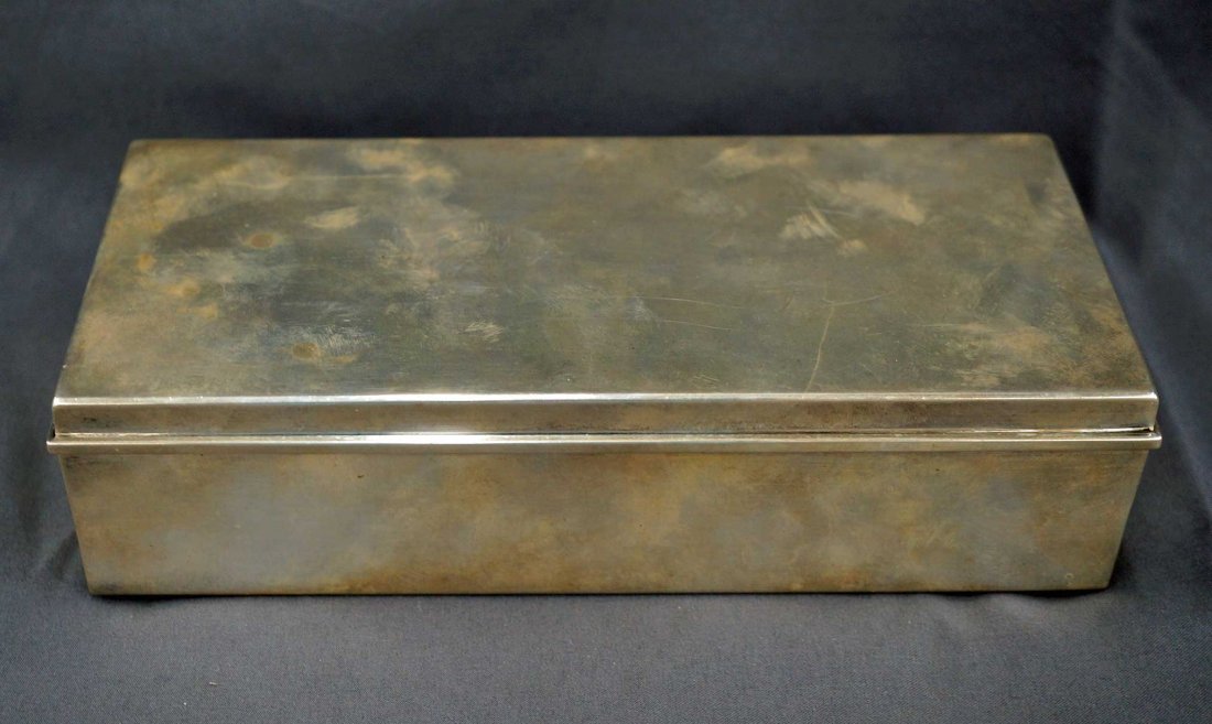 Tiffany & Co Sterling Silver Cigarette Box, (1 of 2)