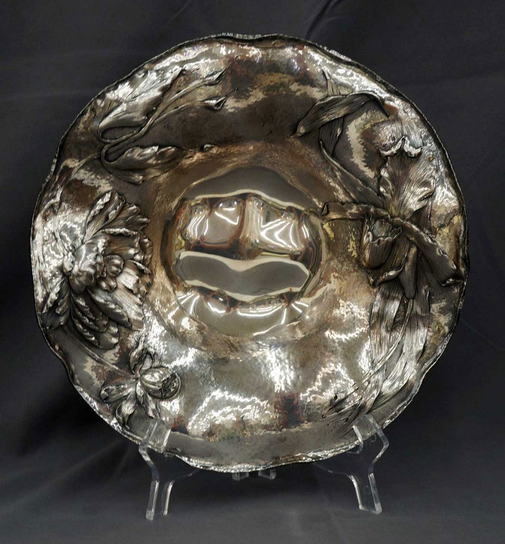 B. S. C. Hand Chased Stelring Bowl, Birmingham Silver (1 of 2)