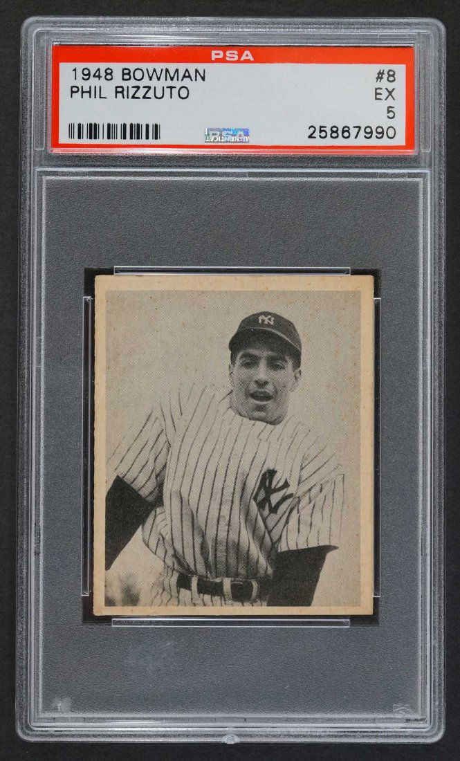 1948 Bowman #8 Phil Rizzuto (PSA 5 EX) (1 of 2)