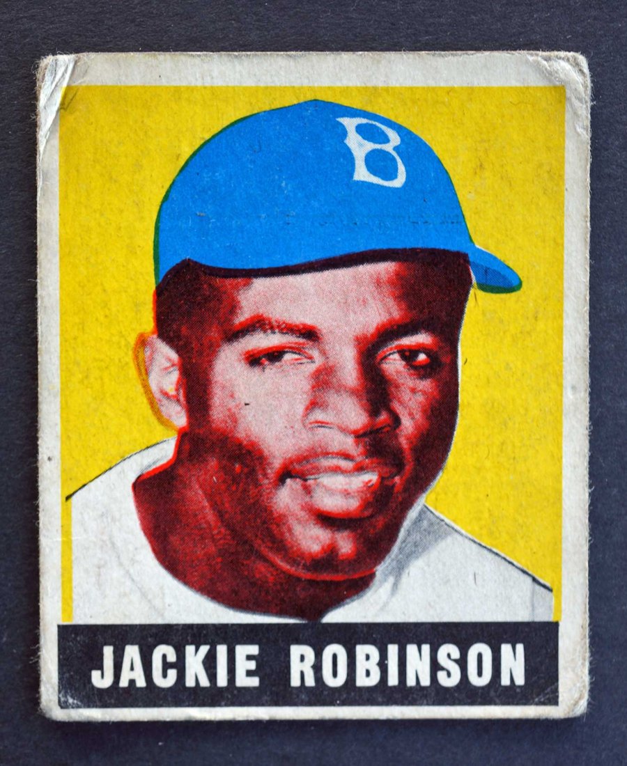 1948 Leaf Jackie Robinson Rookie #79 Fair/Poor (1 of 2)