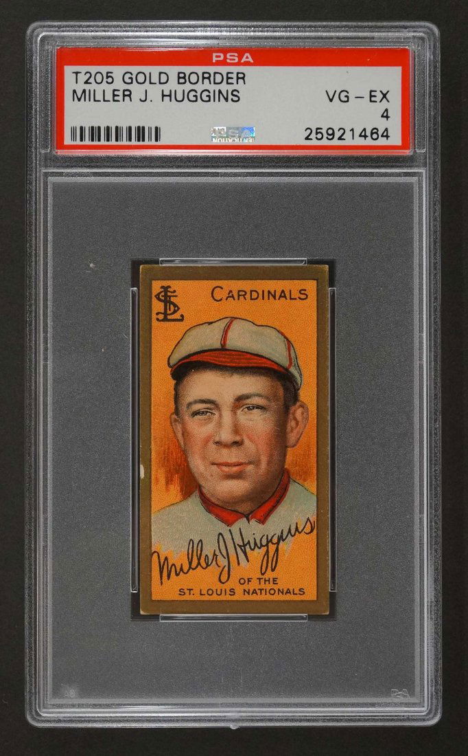 1911 T205 Gold Border Miller Huggins (PSA 4) (1 of 2)
