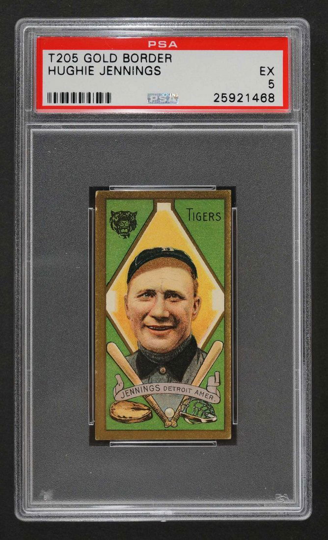 1911 T205 Gold Border Hughie Jennings (PSA 5) (1 of 2)