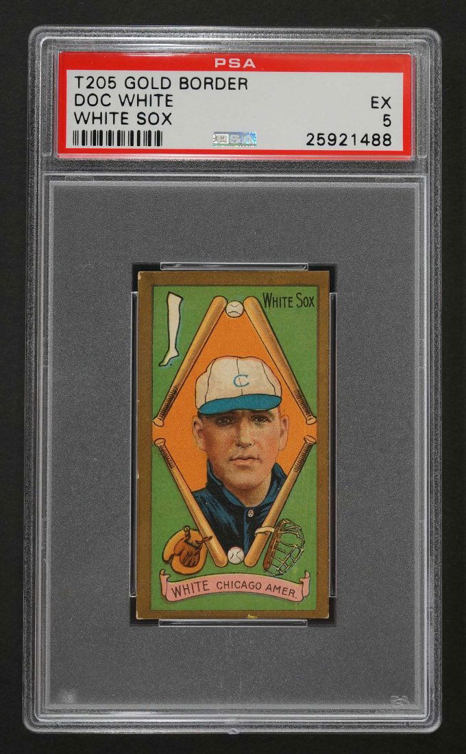 1911 T205 Gold Border Doc White White Sox (PSA 5) (1 of 2)
