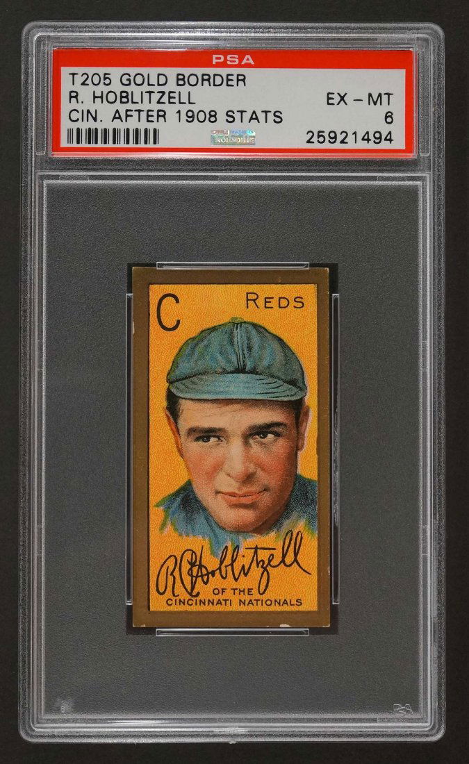 1911 T205 Gold Border R. Hoblitzell No Cin. 1908, (1 of 2)