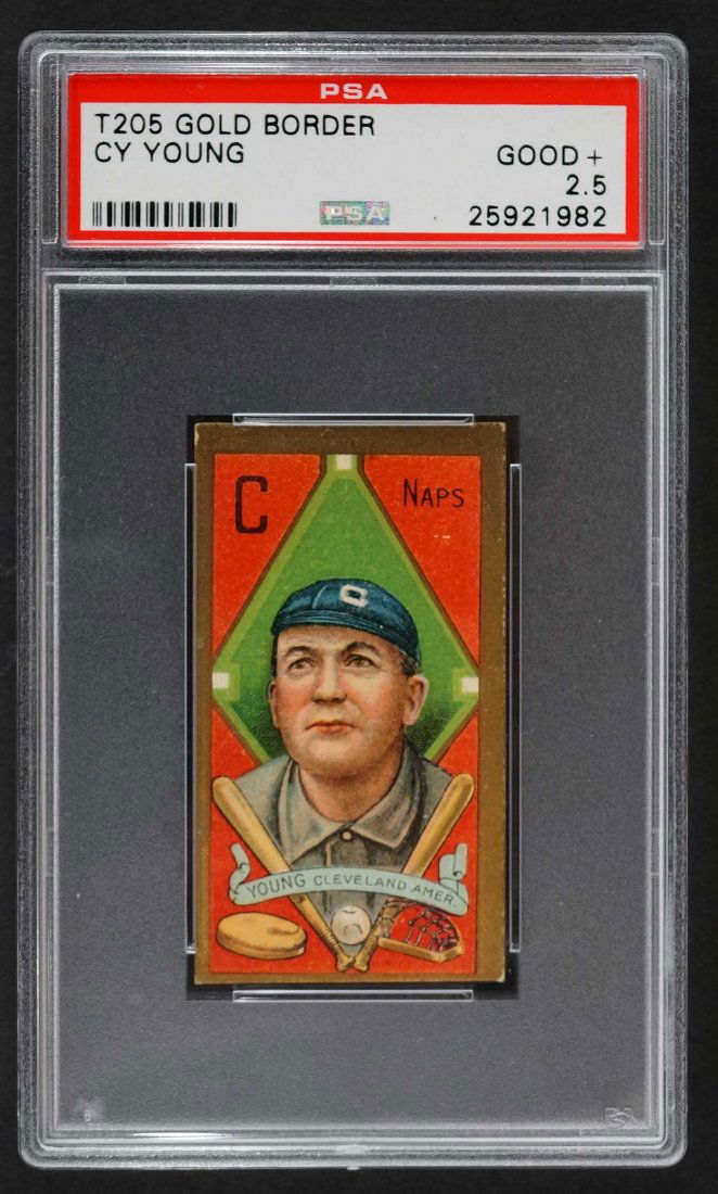 1911 T205 Gold Border Cy Young (PSA 2.5) Provenance: (1 of 2)