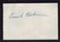 Frank (Home Run) Baker Cut Signature. 2.5'' x 4'',