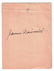 James Naismith Autographed Banquet Program. Nice Pen