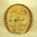 1967 Chicago Cubs Team Signed Baseball. Ball contains - 4