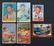 Mickey Mantle Group of (6) Baseball Cards in Various