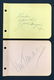 Jack Dempsey and Gene Tunney Autographed Album Pages.
